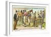 At the Racecourse: on the Scales-null-Framed Premium Giclee Print
