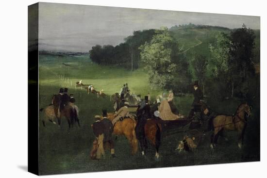 At the Racecourse (The Races), C.1861-62-Edgar Degas-Stretched Canvas