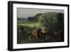 At the Racecourse (The Races), C.1861-62-Edgar Degas-Framed Giclee Print