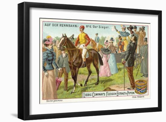 At the Racecourse: the Winner-null-Framed Giclee Print