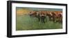 At the Races - Before the Start-Edgar Degas-Framed Premium Giclee Print