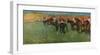 At the Races - Before the Start-Edgar Degas-Framed Premium Giclee Print