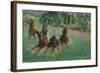 At the Races, c.1875-Edouard Manet-Framed Giclee Print