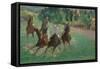 At the Races, c.1875-Edouard Manet-Framed Stretched Canvas