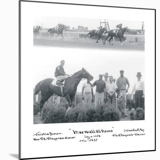 At the Races I-The Chelsea Collection-Mounted Giclee Print