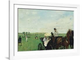 At the Races in the Countryside, 1869-Edgar Degas-Framed Giclee Print