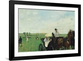 At the Races in the Countryside, 1869-Edgar Degas-Framed Giclee Print