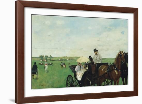 At the Races in the Countryside, 1869-Edgar Degas-Framed Giclee Print