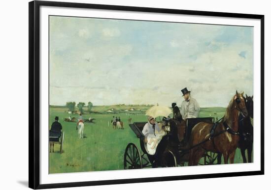 At the Races in the Countryside, 1869-Edgar Degas-Framed Giclee Print