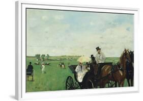 At the Races in the Countryside, 1869-Edgar Degas-Framed Giclee Print