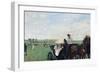 At the Races in the Countryside-Edgar Degas-Framed Giclee Print