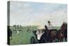 At the Races in the Countryside-Edgar Degas-Stretched Canvas