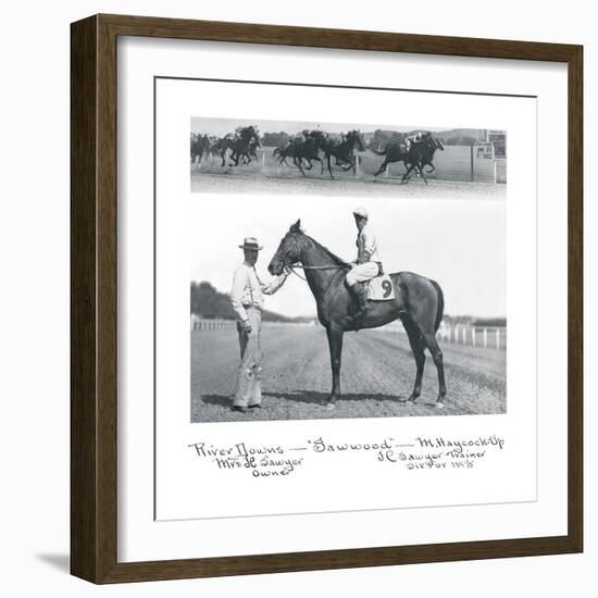 At the Races IV-The Chelsea Collection-Framed Giclee Print