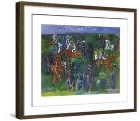 At the Races-Raoul Dufy-Framed Premium Giclee Print
