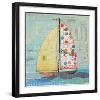 At the Regatta I Sail Sq-Courtney Prahl-Framed Art Print