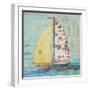 At the Regatta I Sail Sq-Courtney Prahl-Framed Art Print