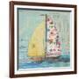 At the Regatta I Sail Sq-Courtney Prahl-Framed Art Print