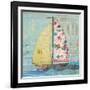 At the Regatta I Sail Sq-Courtney Prahl-Framed Art Print