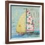 At the Regatta I Sail Sq-Courtney Prahl-Framed Art Print