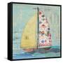 At the Regatta I Sail Sq-Courtney Prahl-Framed Stretched Canvas