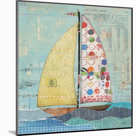 At the Regatta I Sail Sq-Courtney Prahl-Mounted Art Print