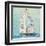 At the Regatta III Sail Sq-Courtney Prahl-Framed Art Print