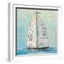 At the Regatta III Sail Sq-Courtney Prahl-Framed Premium Giclee Print