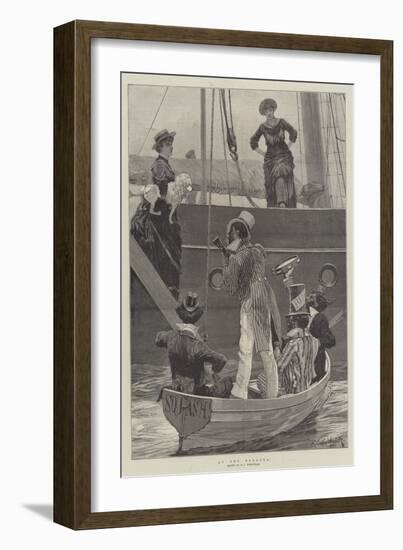 At the Regatta-Richard Caton Woodville II-Framed Giclee Print