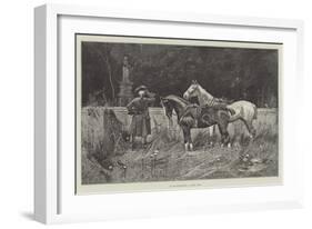 At the Rendezvous, a Cruel Hoax-George L. Seymour-Framed Giclee Print