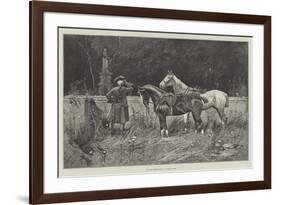 At the Rendezvous, a Cruel Hoax-George L. Seymour-Framed Giclee Print