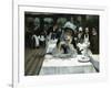 At the Restaurant le Doyen, Paris-Ernest Ange Duez-Framed Giclee Print