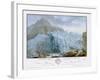 At the Rim of the Grindelwald Glacier-Caspar Wolf-Framed Giclee Print