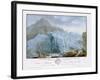 At the Rim of the Grindelwald Glacier-Caspar Wolf-Framed Giclee Print