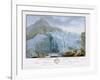 At the Rim of the Grindelwald Glacier-Caspar Wolf-Framed Giclee Print