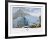 At the Rim of the Grindelwald Glacier-Caspar Wolf-Framed Giclee Print