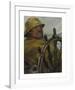 At the Rudder-Christian Krohg-Framed Premium Giclee Print