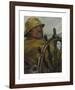 At the Rudder-Christian Krohg-Framed Premium Giclee Print