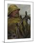 At the Rudder-Christian Krohg-Mounted Premium Giclee Print