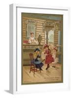At the Russian Restaurant, Exposition Universelle, Paris, 1889-null-Framed Giclee Print