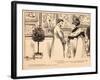 At the Salon D'Automne, from 'Le Rire', 11 November 1905-Albert Guillaume-Framed Giclee Print