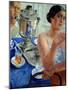 At the Samovar, 1926-Kuzma Sergievitch Petrov-Vodkin-Mounted Giclee Print