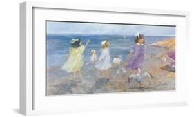 At the Seashore-Hélène Léveillée-Framed Art Print