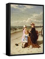 At the Seashore-Samuel S. Carr-Framed Stretched Canvas