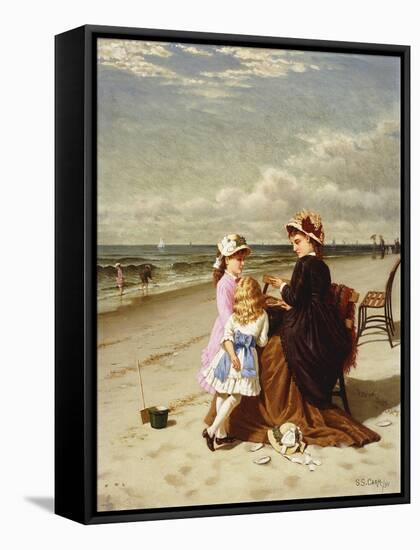 At the Seashore-Samuel S. Carr-Framed Stretched Canvas