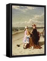 At the Seashore-Samuel S. Carr-Framed Stretched Canvas