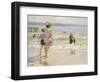 At the Seashore-Potthast-Framed Giclee Print