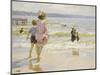 At the Seashore-Potthast-Mounted Giclee Print