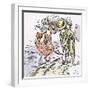 At the Seaside, 1873-null-Framed Giclee Print