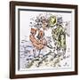 At the Seaside, 1873-null-Framed Giclee Print