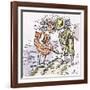 At the Seaside, 1873-null-Framed Giclee Print